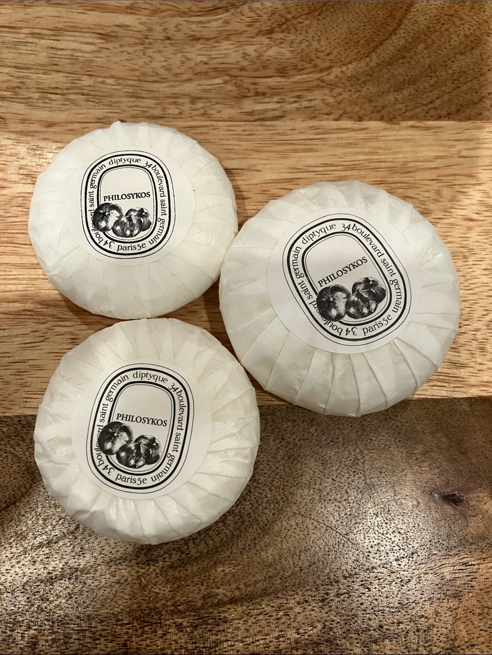 diptyque PHILOSYKOS Soaps – Set of 3